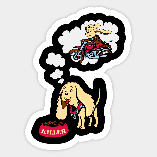 imaginative dog Sticker by Transcendexpectation